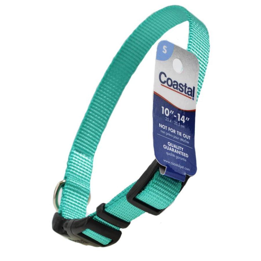 Coastal Pet Teal Nylon Tuff Dog Collar-Dog-Coastal Pet-10-14"L x 5/8"W-