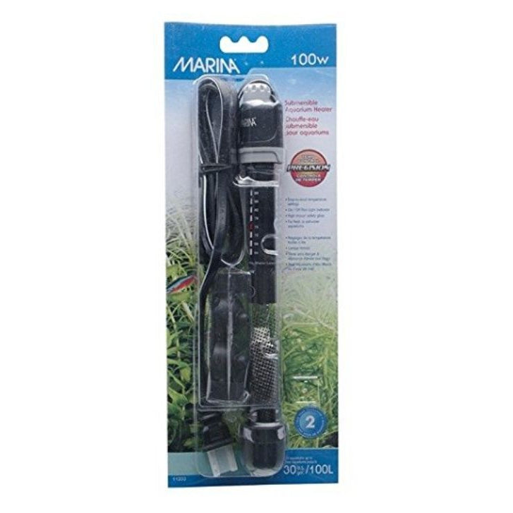 Marina Submersible Aquarium Heater-Fish-Marina-100 watt (8.5"L)-