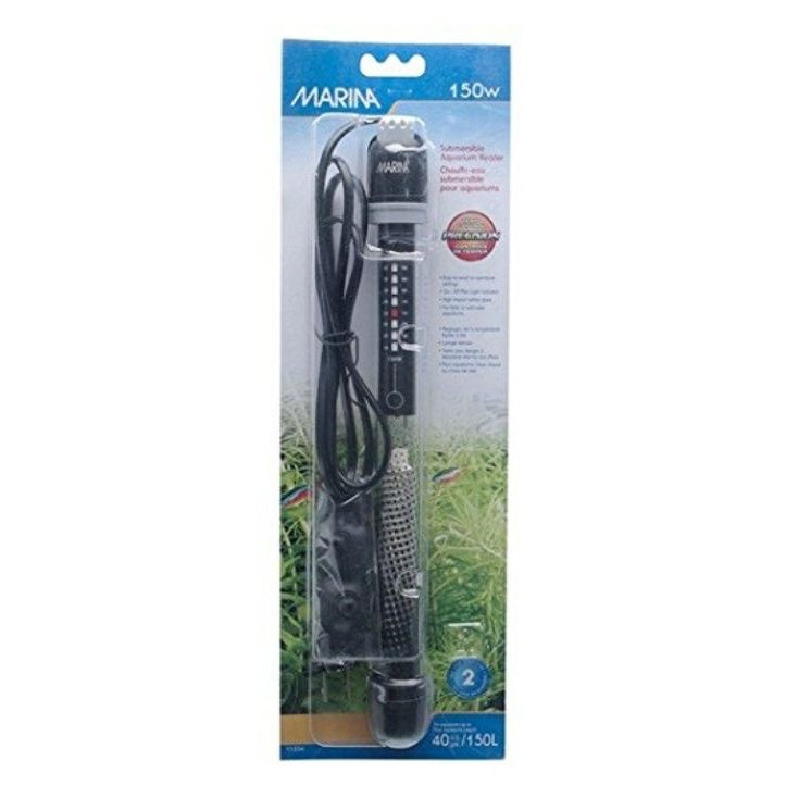 Marina Submersible Aquarium Heater-Fish-Marina-150 watt (10.5"L)-