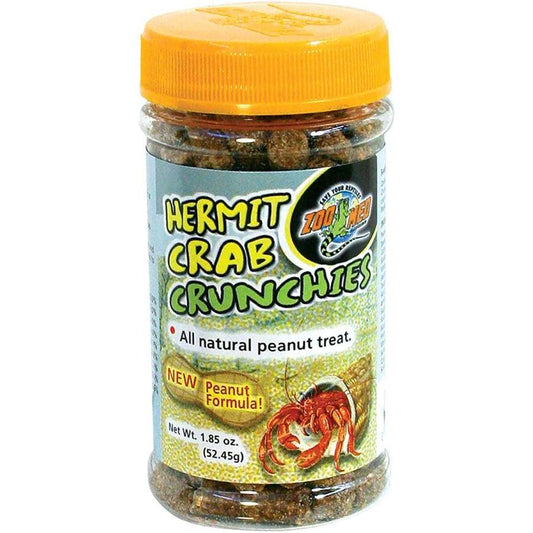 Zoo Med Hermit Crab Crunchies Natural Peanut Treat-Fish-Zoo Med-1.85 oz-