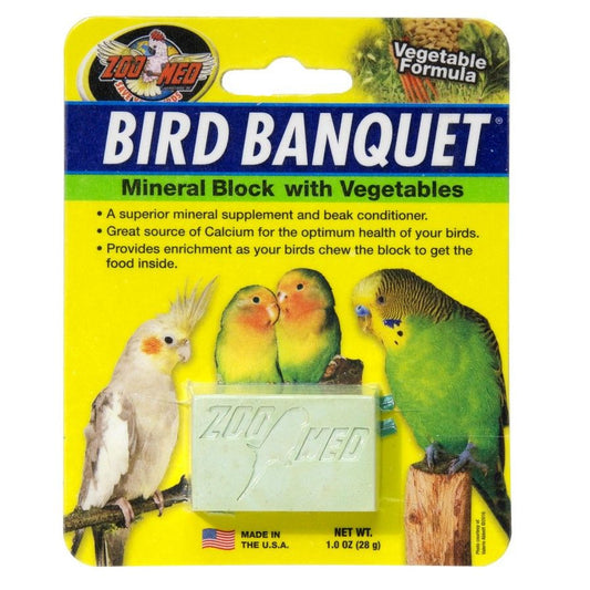 Zoo Med Bird Banquet Vegetable Block-Bird-Zoo Med-1 count-