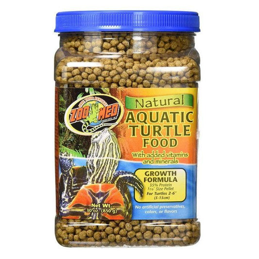 Zoo Med Aquatic Turtle Growth Food Formula-Reptile-Zoo Med-30 oz-