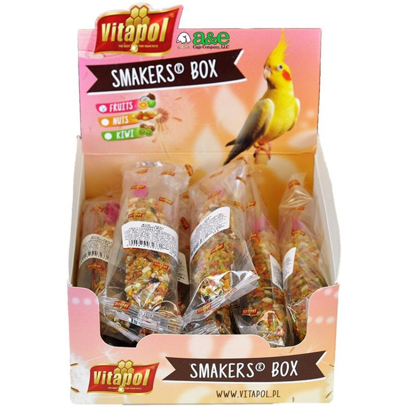 A&E Cage Company Smakers Cockatiel Fruit Treat Sticks-Bird-A&E Cage Company-12 count-