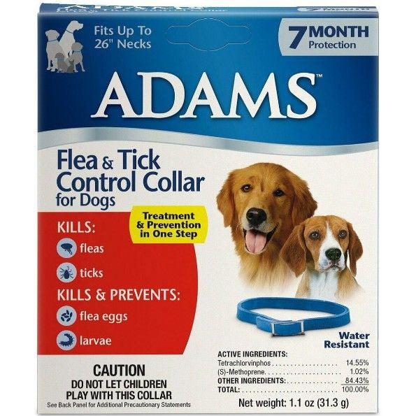 Adams Flea and Tick Collar For Dogs-Dog-Adams-1 count-