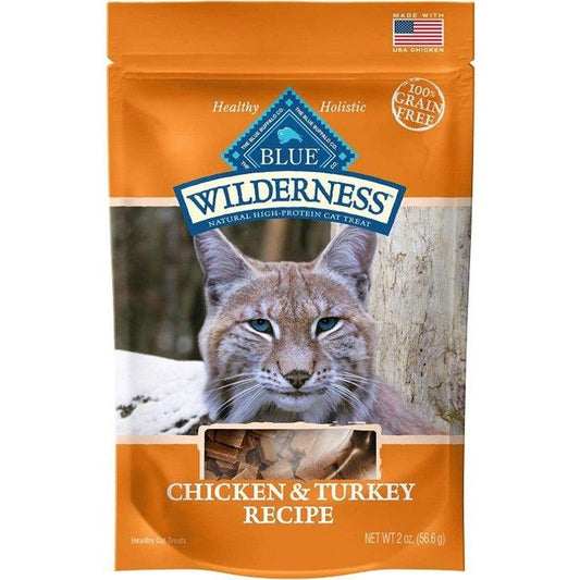 Blue Buffalo Wilderness Grain-Free Soft-Moist Chicken & Turkey Recipe-Cat-Blue Buffalo-2 oz-