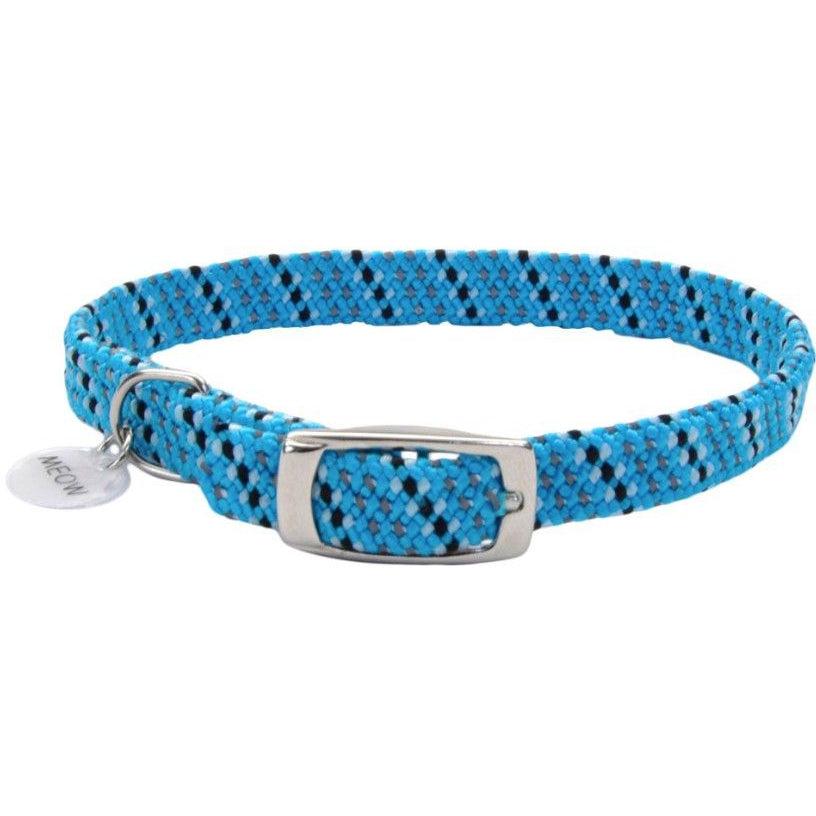 Coastal Pet Elastacat Reflective Safety Collar with Charm Blue/Black-Cat-Coastal Pet-Small (Neck: 8-10")-