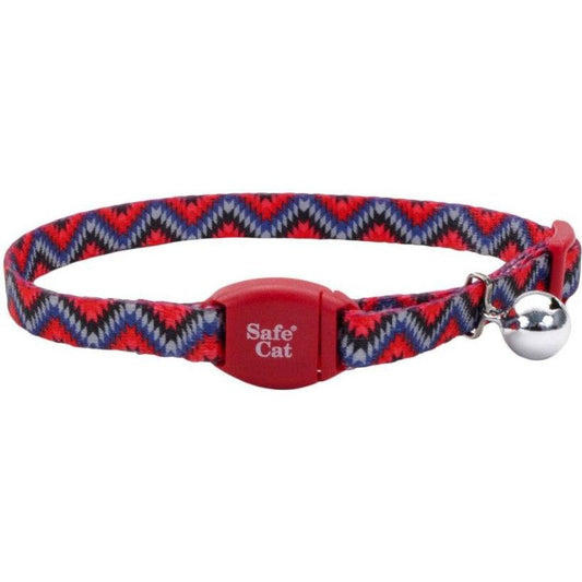 Coastal Pet Safe Cat Breakaway Collar Collar Maroon Diamond-Cat-Coastal Pet-12"L x 3/8"W-