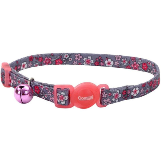 Coastal Pet Safe Cat Breakaway Collar Pink Cherry-Cat-Coastal Pet-12"L x 3/8"W-