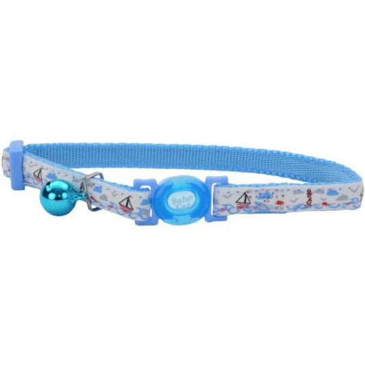 Coastal Pet Safe Cat Glow in the Dark Adjustable Collar Boat-Cat-Coastal Pet-12"L x 3/8"W-