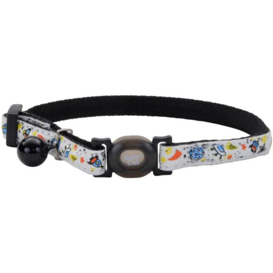 Coastal Pet Safe Cat Glow in the Dark Adjustable Collar Galaxy-Cat-Coastal Pet-12"L x 3/8"W-