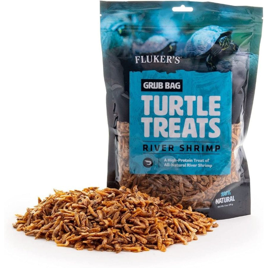 Flukers Grub Bag Turtle Treat - River Shrimp-Reptile-Flukers-6 oz-