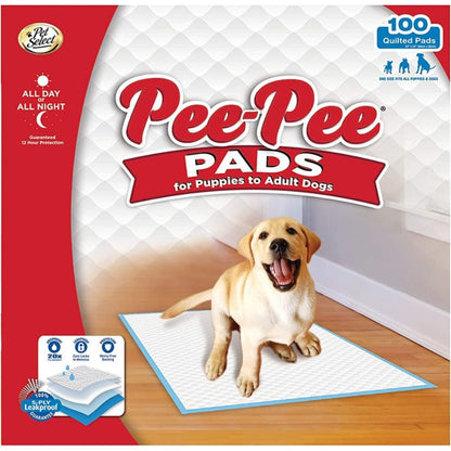 Four Paws Pee Pee Puppy Pads - Standard-Dog-Four Paws-100 count-