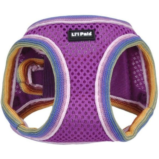 Li'l Pals Comfort Mesh Harness Orchid-Dog-Li'l Pals-Small (Neck: 8-10")-