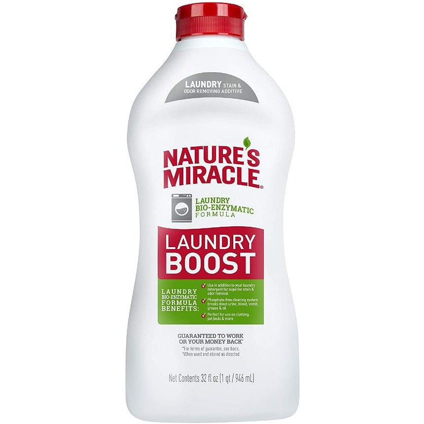 Natures Miracle Laundry Boost Stain and Odor Removing Additive-Dog-Natures Miracle-32 fl oz-