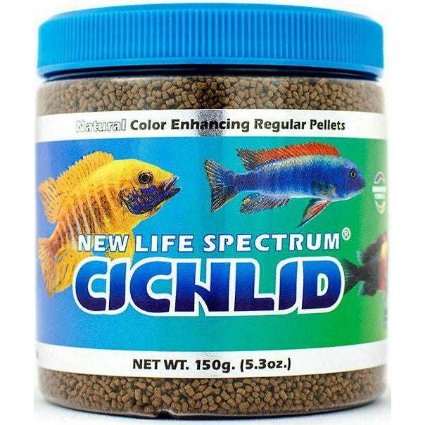 New Life Spectrum Cichlid Food Regular Sinking Pellets-Fish-New Life Spectrum-150 g-