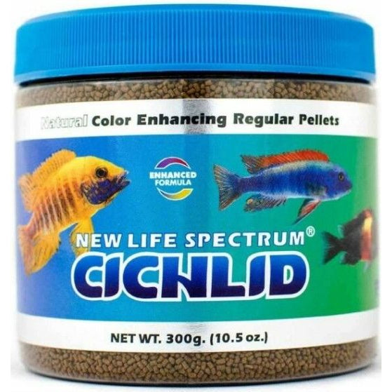 New Life Spectrum Cichlid Food Regular Sinking Pellets-Fish-New Life Spectrum-300 g-