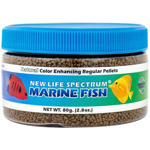 New Life Spectrum Marine Fish Food Regular Sinking Pellets-Fish-New Life Spectrum-80 g-