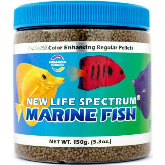 New Life Spectrum Marine Fish Food Regular Sinking Pellets-Fish-New Life Spectrum-150 g-