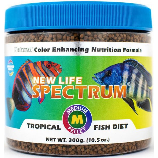 New Life Spectrum Tropical Fish Food Medium Sinking Pellets-Fish-New Life Spectrum-300 g-