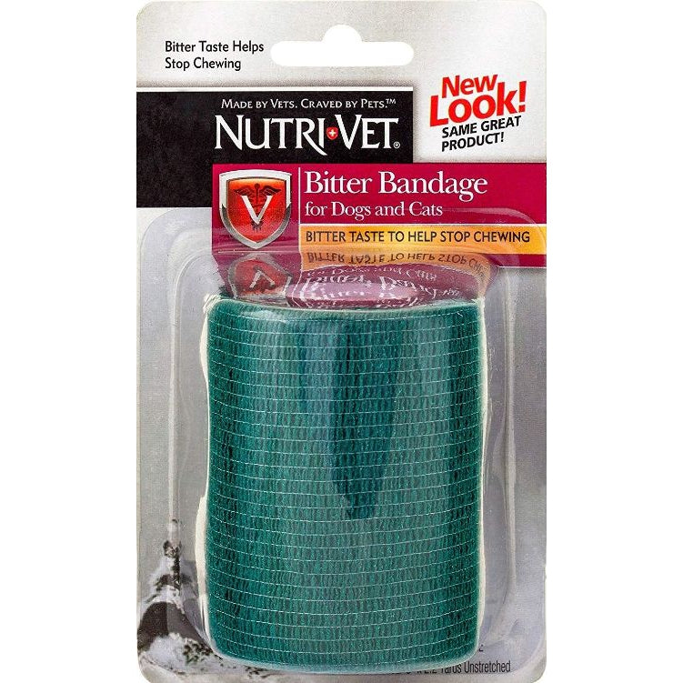 Nutri-Vet 2" Bitter Bandage for Dogs and Cats - Colors Vary-Dog-Nutri-Vet-1 count-