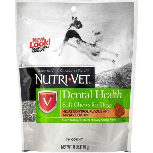 Nutri-Vet Dental Health Soft Chews-Dog-Nutri-Vet-6 oz-