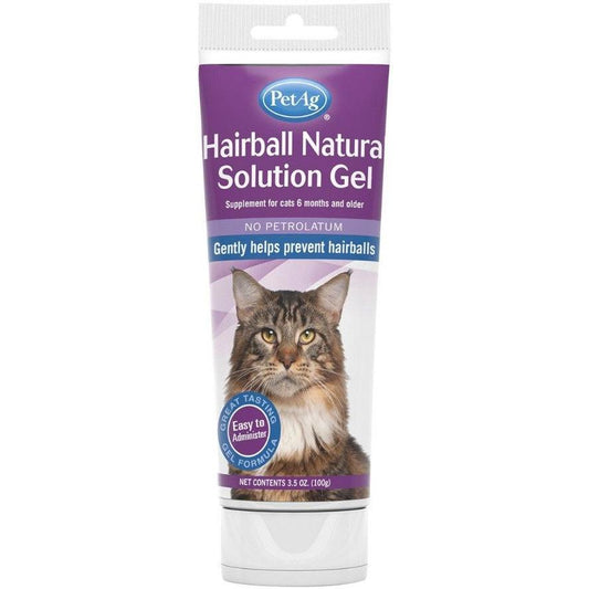 Pet Ag Hairball Natural Solution Gel for Cats-Cat-Pet Ag-3.5 oz-