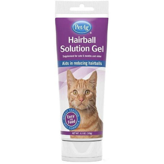 Pet Ag Hairball Solution Gel for Cats-Cat-Pet Ag-3.5 oz-