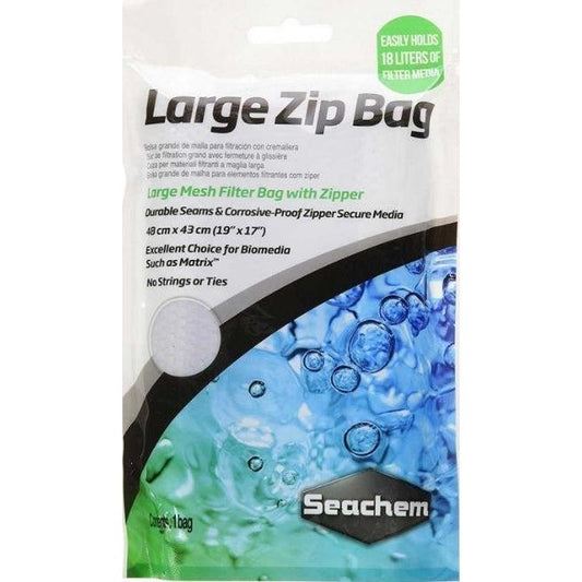 Seachem Large Mesh Zip Bag-Fish-Seachem-1 count (19"L x 17"W)-