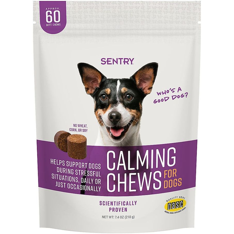 Sentry Calming Chews for Dogs-Dog-Sentry-60 count-