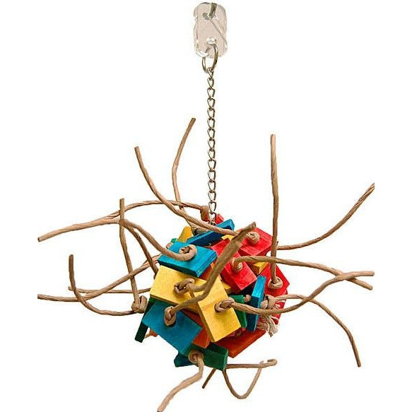 Zoo-Max Fire Ball Bird Toy-Bird-Zoo-Max-Small 12"L x 9"W-