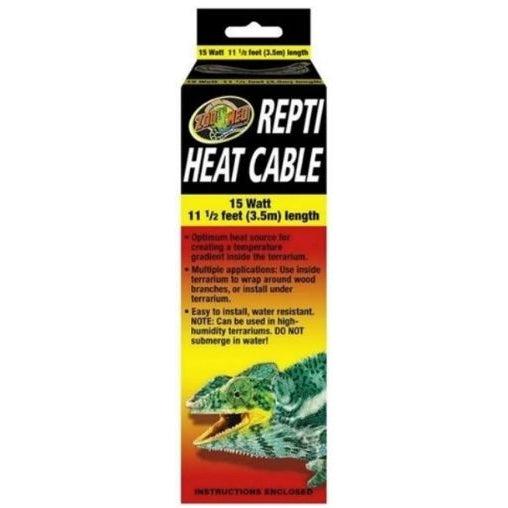 Zoo Med Repti Heat Cable-Reptile-Zoo Med-15 watt (11.5'L)-