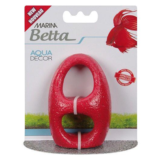 Marina Betta Aqua Decor - Red Stone Archway-Fish-Marina-1 count-