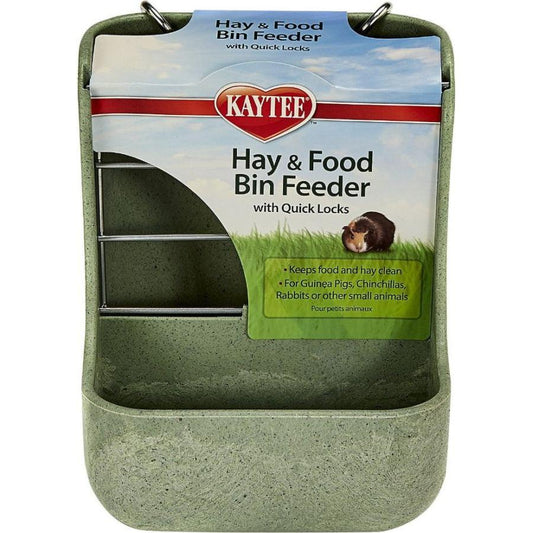 Kaytee Hay & Food Bin with Quick Locks Small Animal Feeder-Small Pet-Kaytee-1 count-