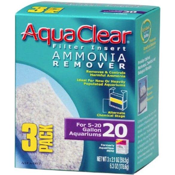 Aquaclear Ammonia Remover Filter Insert-Fish-AquaClear-Size 20 - 3 count-