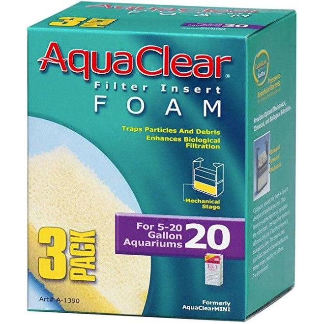 Aquaclear Filter Insert Foam-Fish-AquaClear-Size 20 - 3 count-