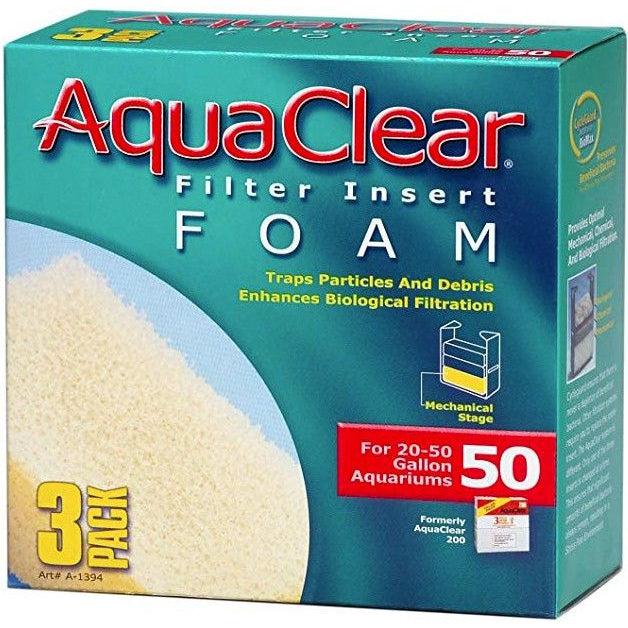 Aquaclear Filter Insert Foam-Fish-AquaClear-Size 50 - 3 count-