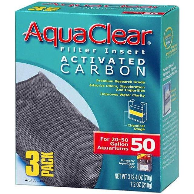 Aquaclear Activated Carbon Filter Inserts-Fish-AquaClear-Size 50 - 3 count-