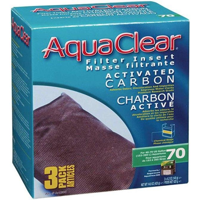 Aquaclear Activated Carbon Filter Inserts-Fish-AquaClear-Size 70 - 3 count-