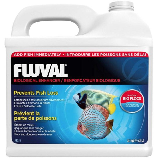 Fluval Biological Enhancer Aquarium Supplement-Fish-Fluval-67 oz (2.1 qt)-