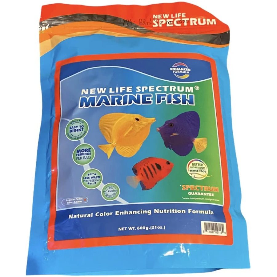 New Life Spectrum Marine Fish Food Regular Sinking Pellets-Fish-New Life Spectrum-600 g-