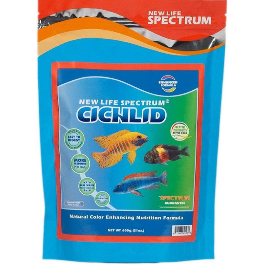 New Life Spectrum Cichlid Food Regular Sinking Pellets-Fish-New Life Spectrum-600 g-