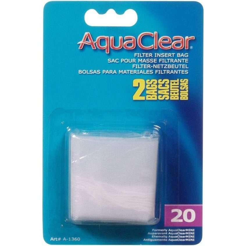 AquaClear Filter Insert Nylon Media Bag-Fish-AquaClear-20 gallon - 2 count-