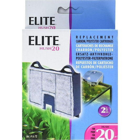 Elite Hush 20 Replacement Carbon / Polyester Cartridges-Animals & Pet Supplies-BimBimPet-