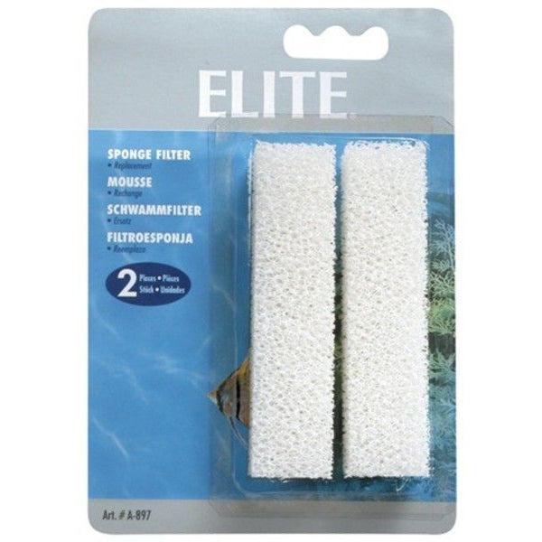 Elite Sponge Filter Replacement Foam-Fish-Elite-2 count-