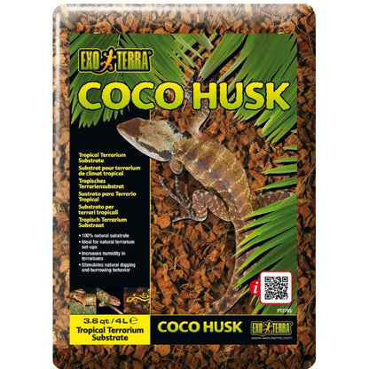 Exo Terra Coco Husk Coconut Fiber Bedding for Reptile Terrariums-Reptile-Exo-Terra-4 qt-