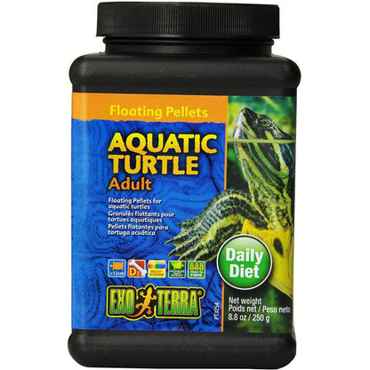 Exo Terra Floating Pellets Adult Aquatic Turtle Food-Reptile-Exo-Terra-8.8 oz-