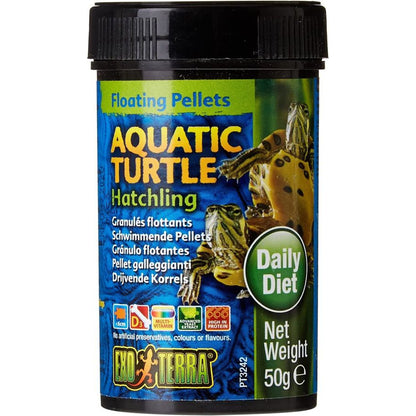 Exo Terra Floating Pellets Aquatic Turtle Hatchling Food-Reptile-Exo-Terra-1.7 oz-