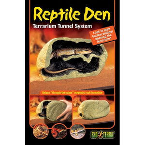 Exo Terra Reptile Den-Reptile-Exo-Terra-Large (10.5"L x 6"W x 4"H)-