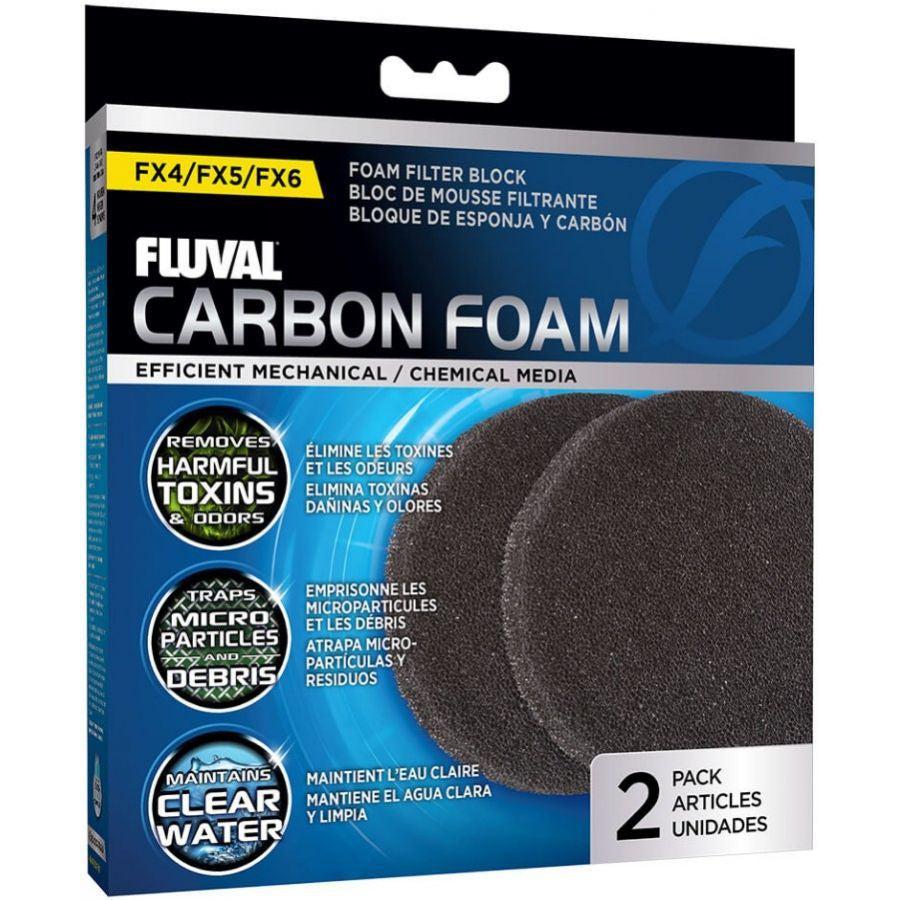 Fluval FX5/6 Replacement Carbon Impregnated Foam Pad-Fish-Fluval-2 count-