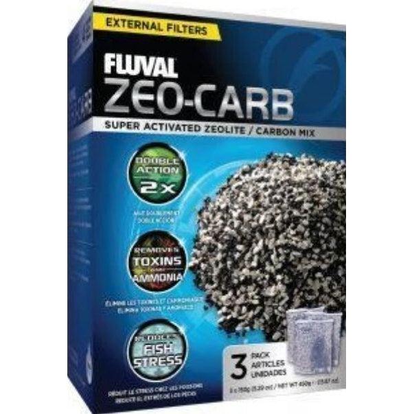 Fluval Zeo-Carb Filter Media-Fish-Fluval-3 count-